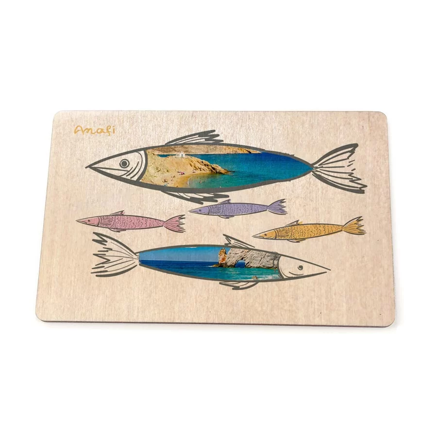 Καρτποσταλ Ξύλινη 7