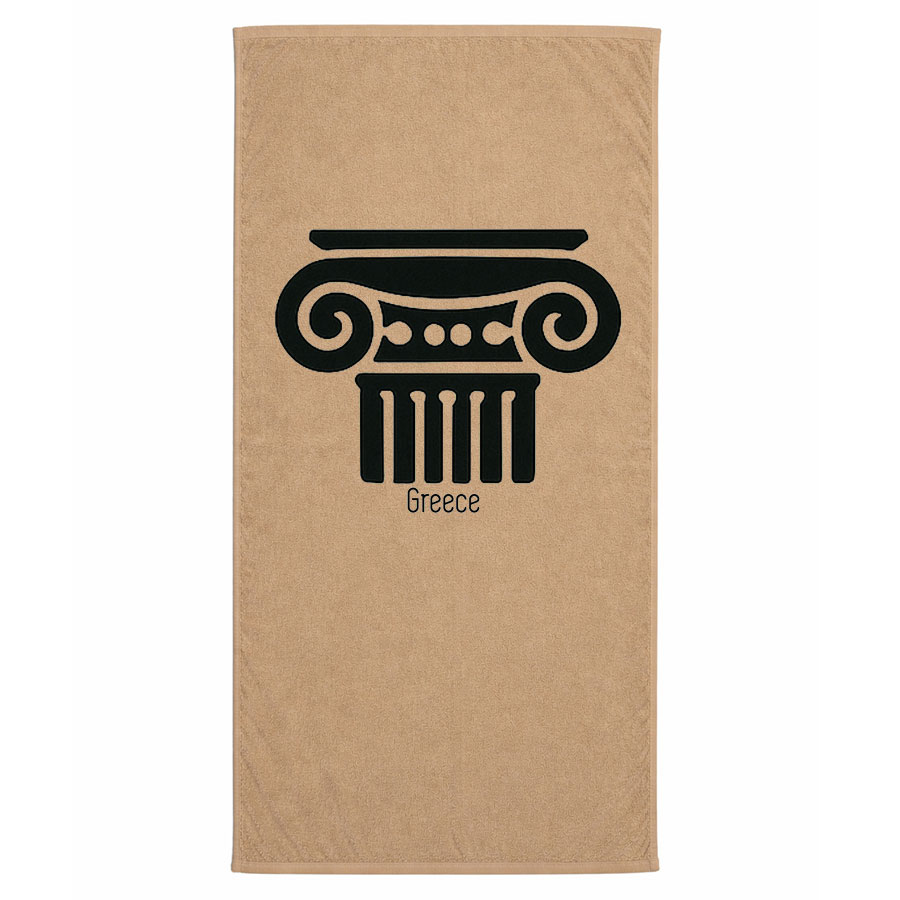 Πετσέτα Θαλάσσης Εκρού 02