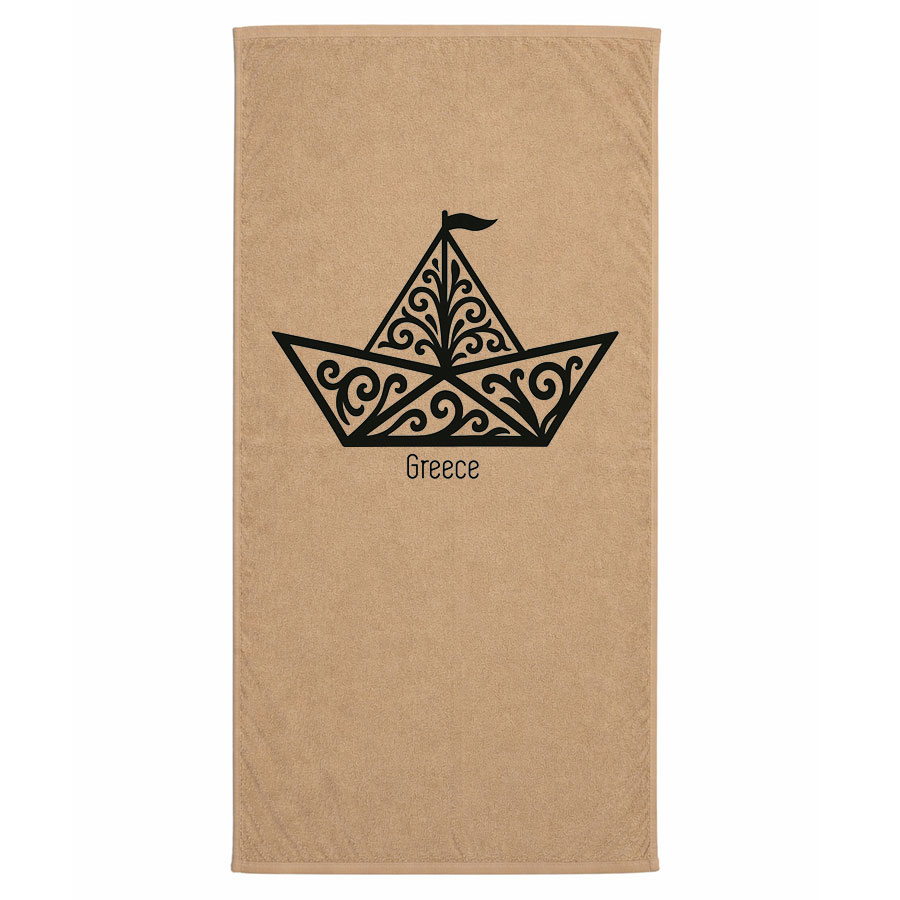 Πετσέτα Θαλάσσης Εκρού 06