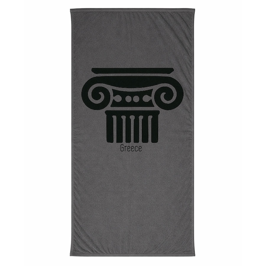 Πετσέτα Θαλάσσης Γκρι 02