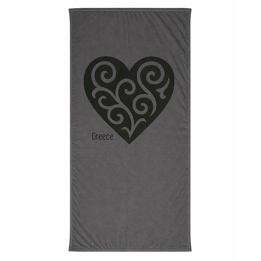 Πετσέτα Θαλάσσης Γκρι 05