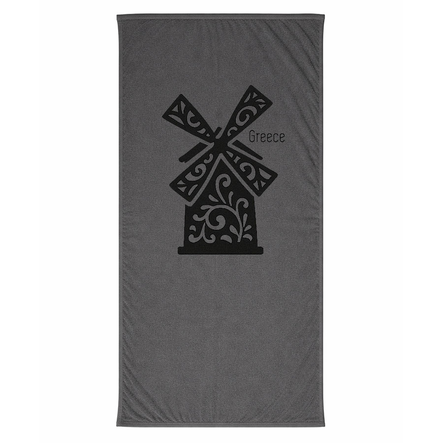 Πετσέτα Θαλάσσης Γκρι 11