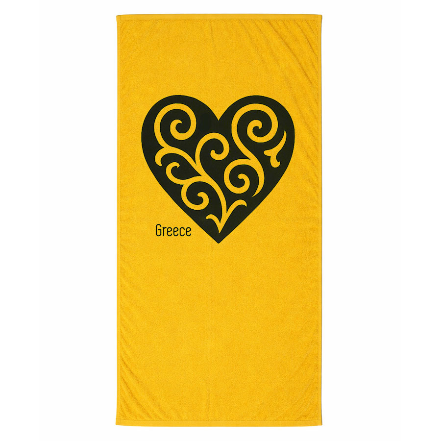 Πετσέτα Θαλάσσης Κίτρινο 05