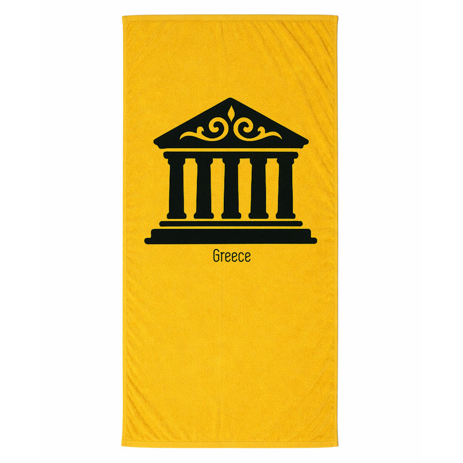 Πετσέτα Θαλάσσης Κίτρινο 08