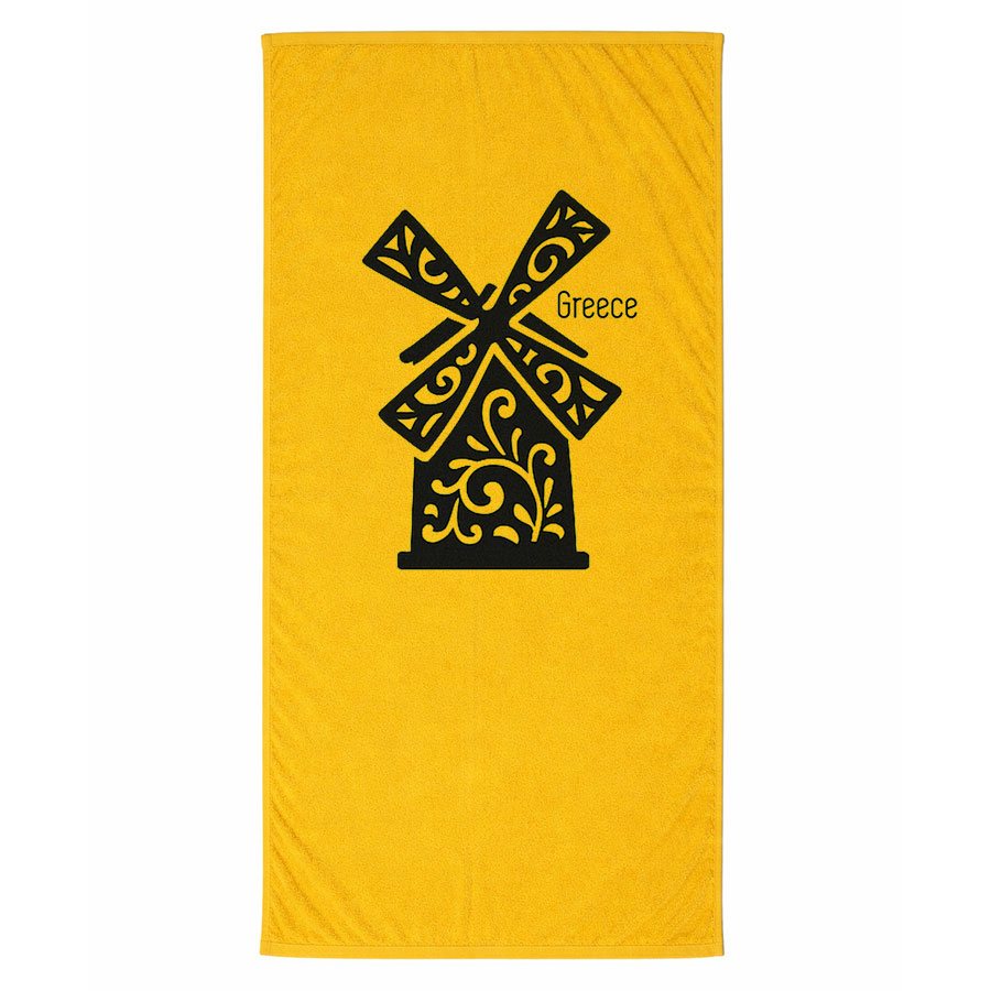 Πετσέτα Θαλάσσης Κίτρινο 11