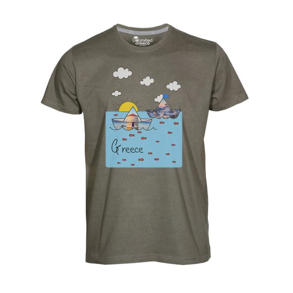 Tshirt Χακί 8