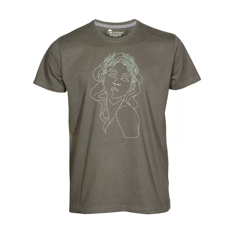 Tshirt Χακί 013p