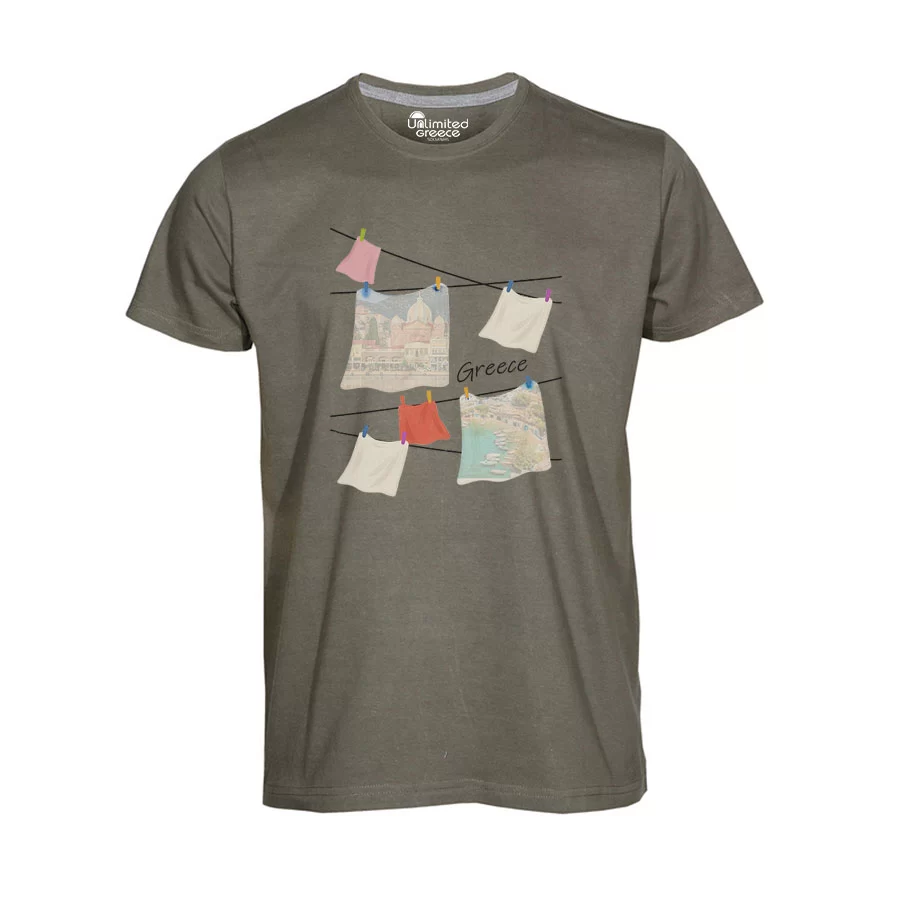 Παιδικό Tshirt Χακί 14