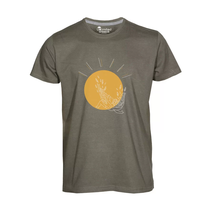 Tshirt Χακί 014p