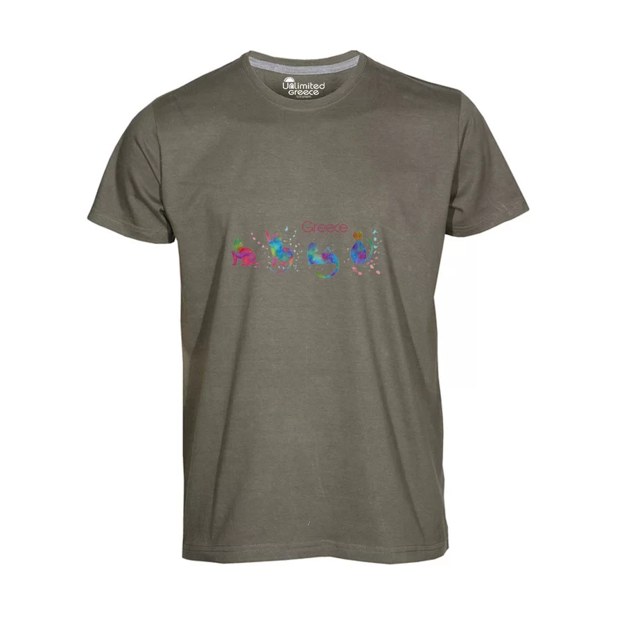 Παιδικό Tshirt Χακί 71