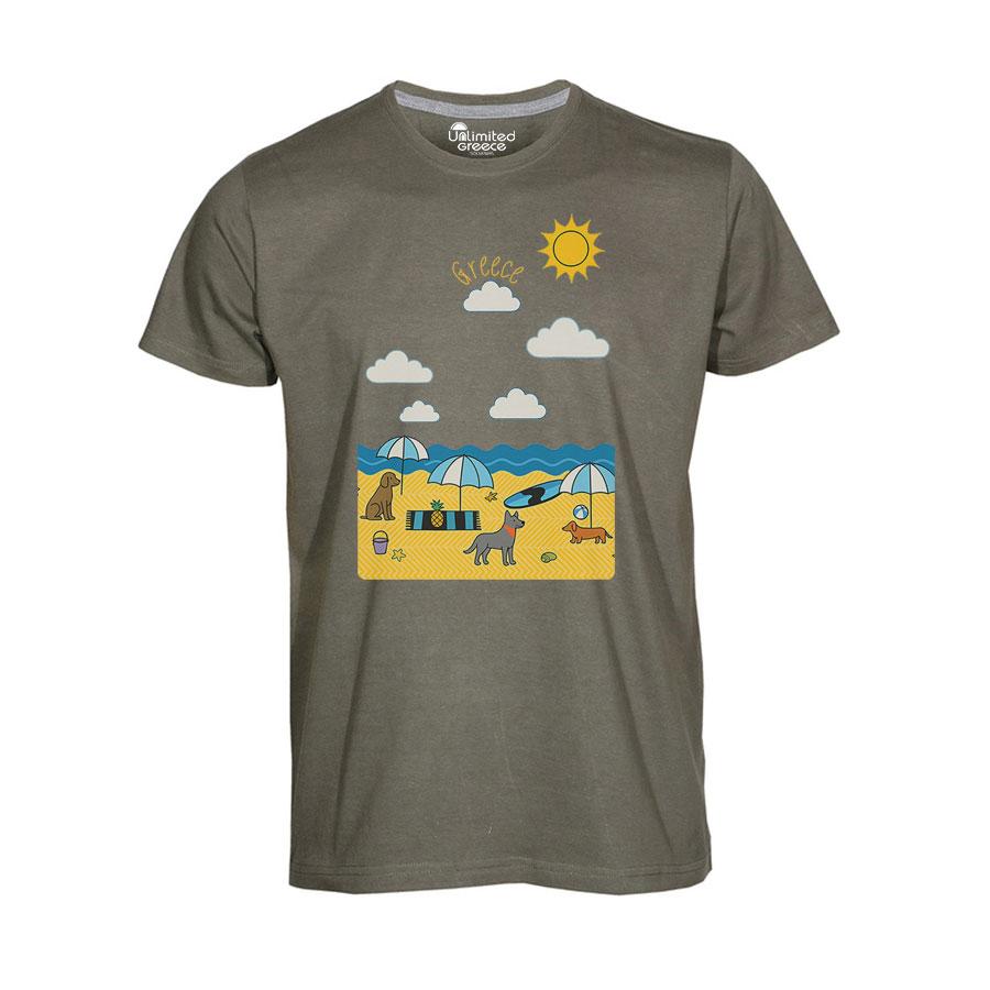 Παιδικό Tshirt Χακί 86