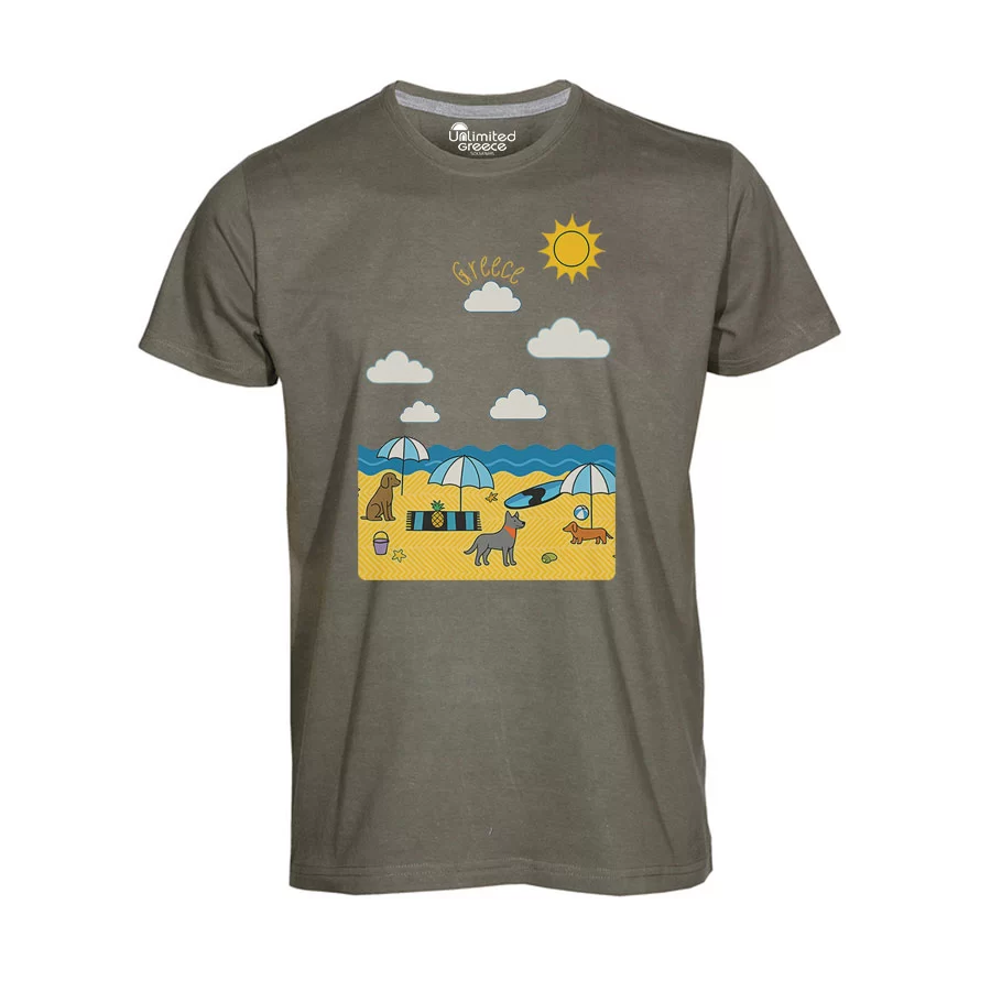 Παιδικό Tshirt Χακί 86