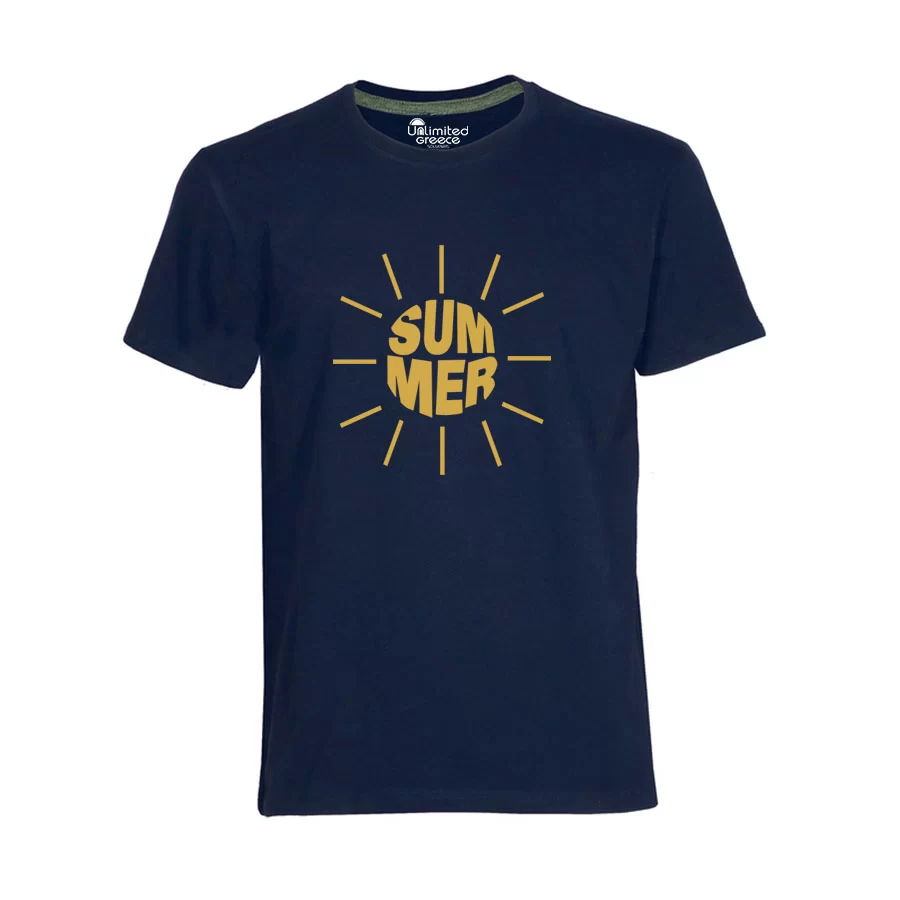 Tshirt Μπλε Navy 005p