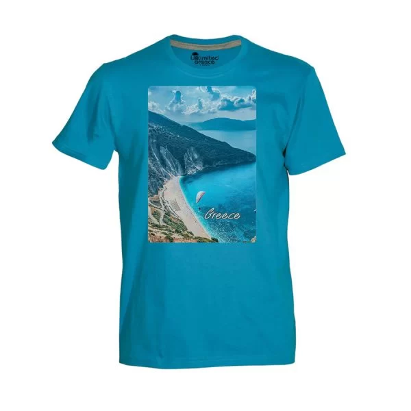 Tshirt Τιρκουάζ 1