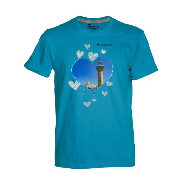 Tshirt Τιρκουάζ 3