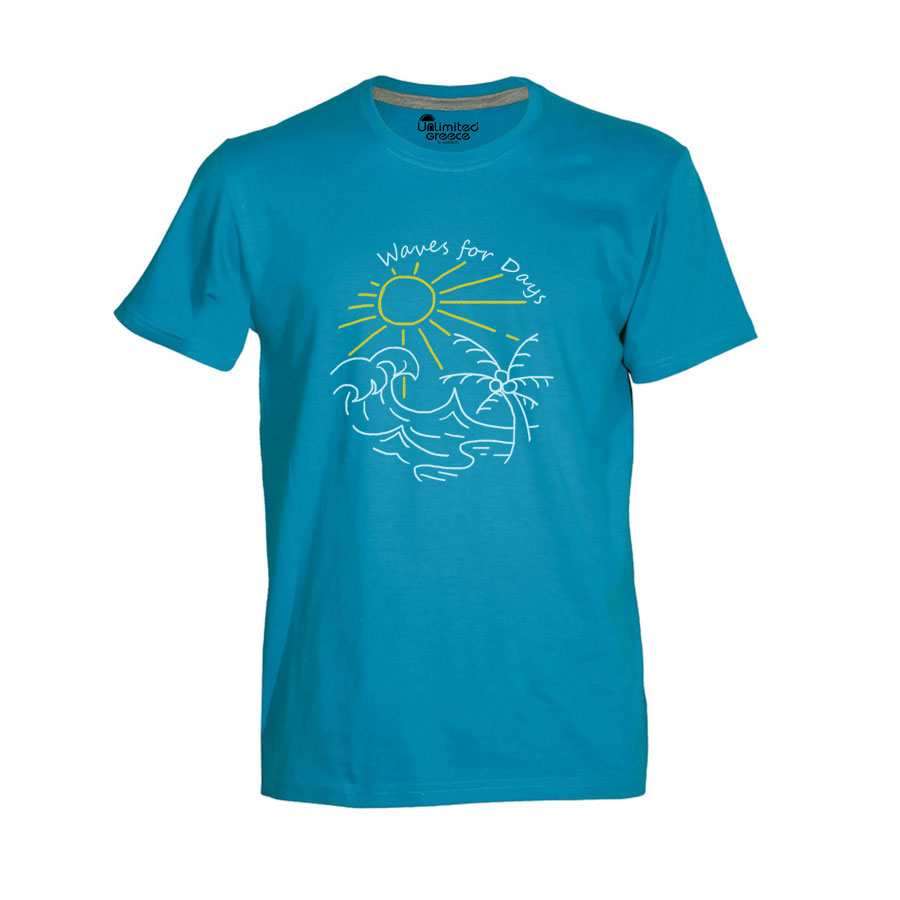 Παιδικό Tshirt Τιρκουάζ 006p