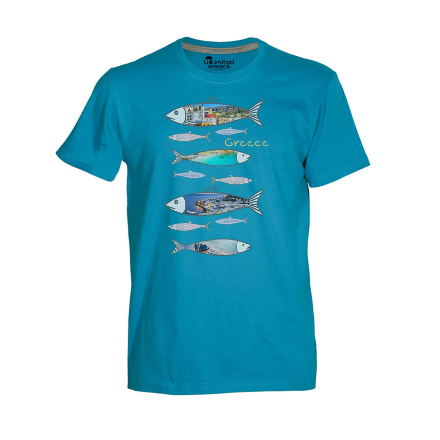 Παιδικό Tshirt Τιρκουάζ 7