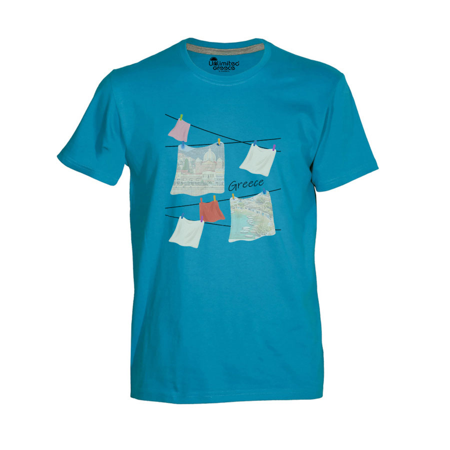 Παιδικό Tshirt Τιρκουάζ 14