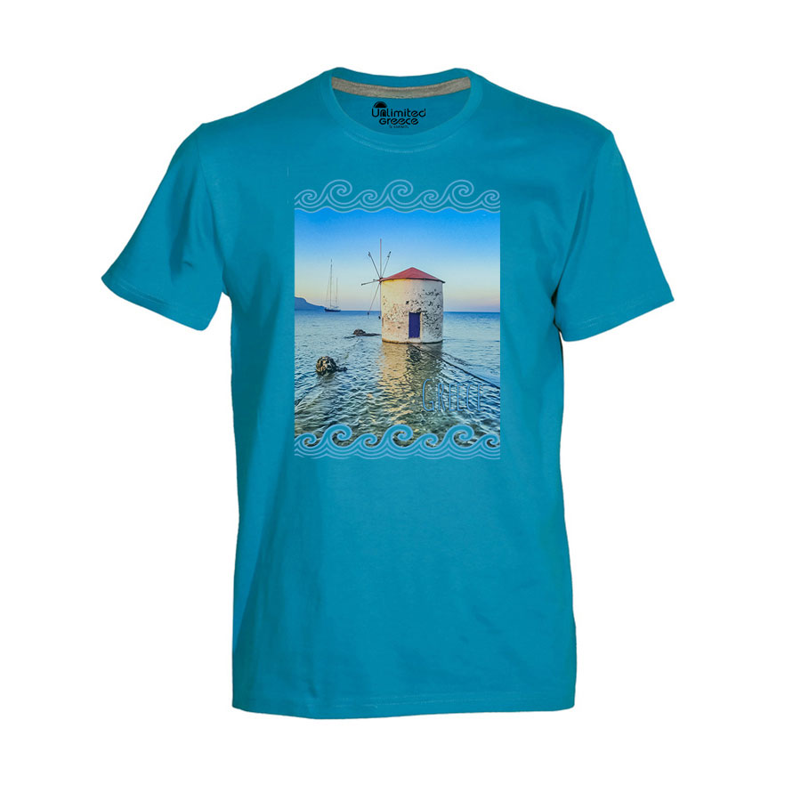 Παιδικό Tshirt Τιρκουάζ 37