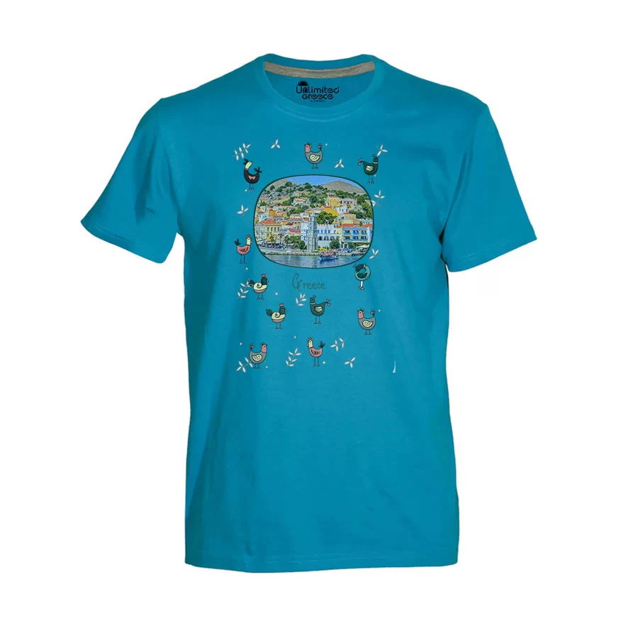 Παιδικό Tshirt Τιρκουάζ 40