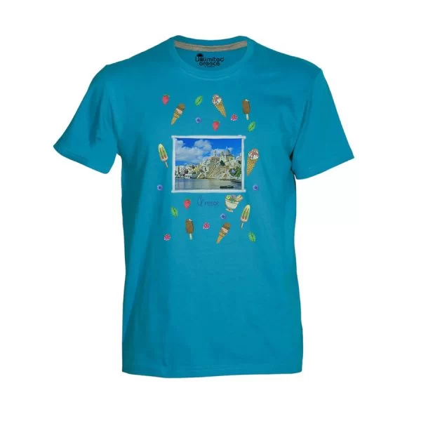 Παιδικό Tshirt Τιρκουάζ 43
