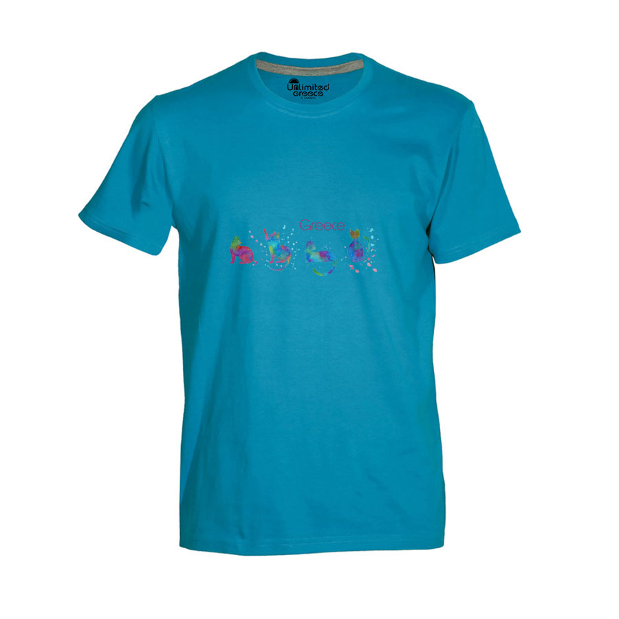 Παιδικό Tshirt Τιρκουάζ 71