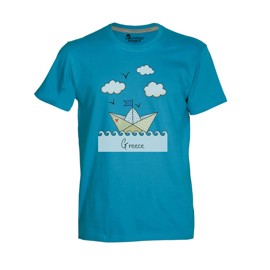 Παιδικό Tshirt Τιρκουάζ 75