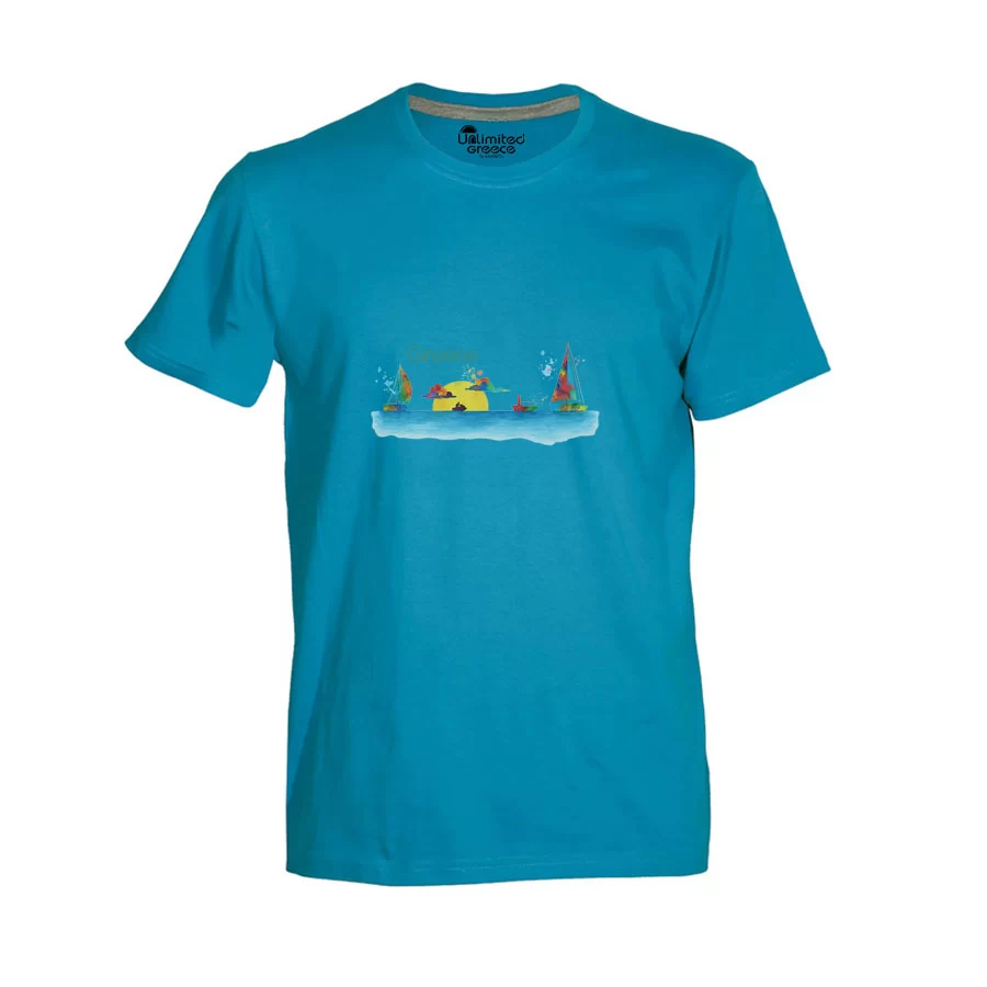 Παιδικό Tshirt Τιρκουάζ 79
