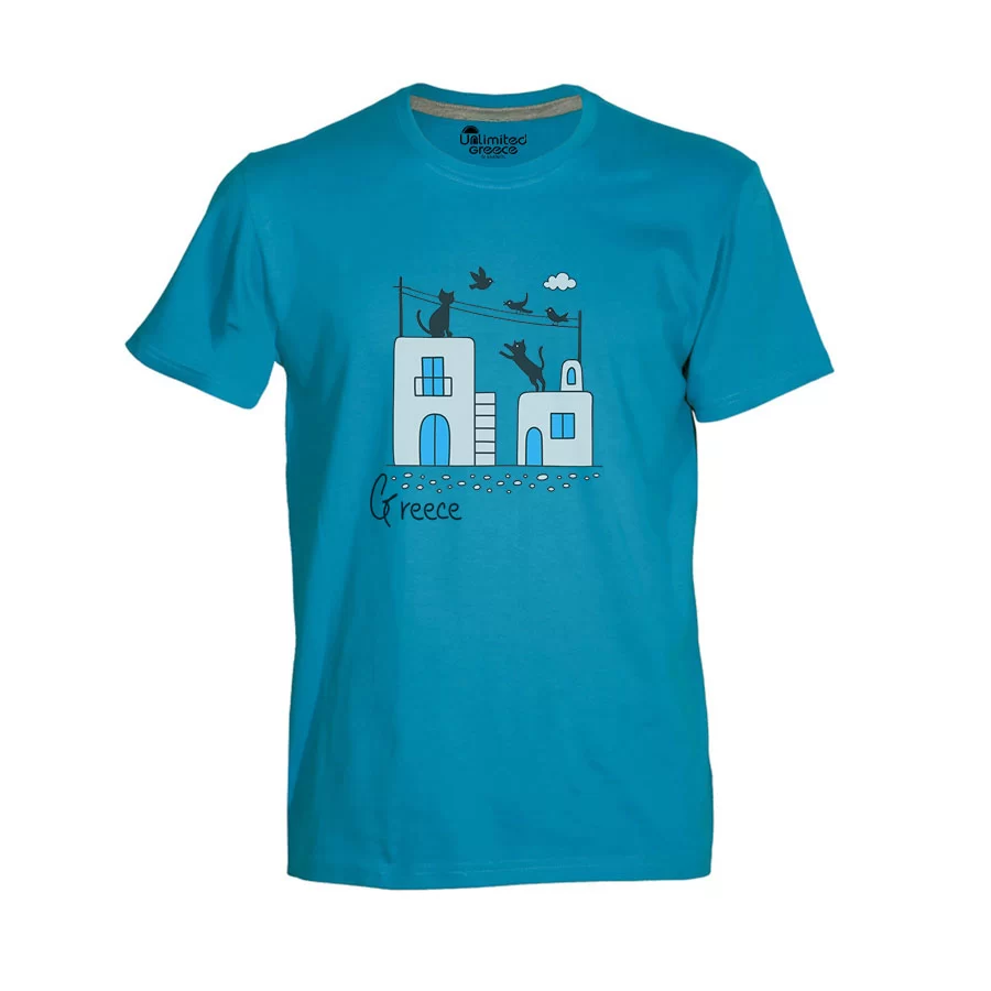 Παιδικό Tshirt Τιρκουάζ 92