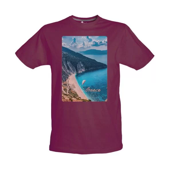 Tshirt Βυσσινί 1