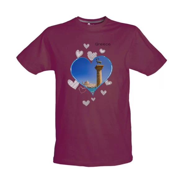 Tshirt Βυσσινί 3