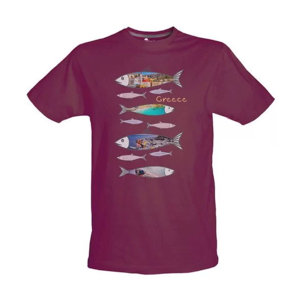 Παιδικό Tshirt Βυσσινί 7