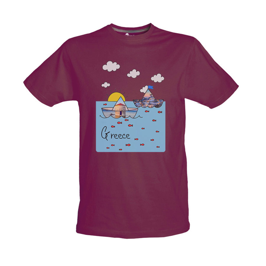 Παιδικό Tshirt Βυσσινί 8