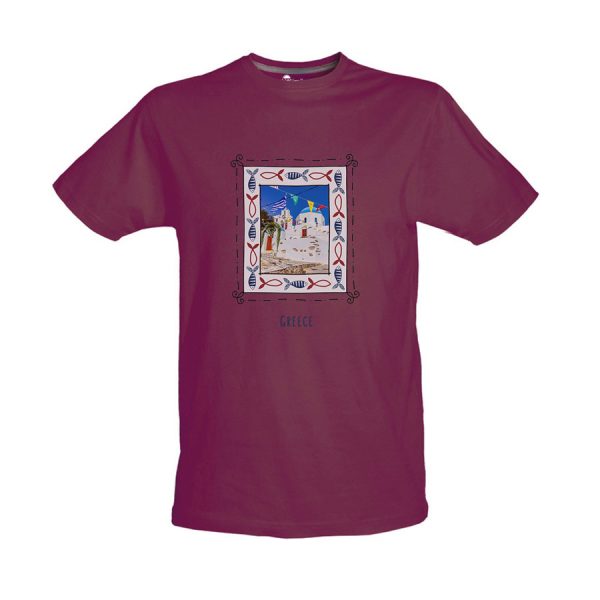 Tshirt Βυσσινί 11