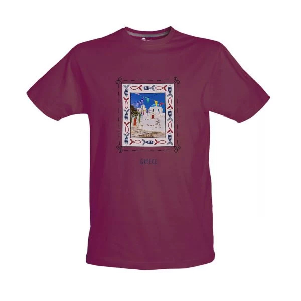Tshirt Βυσσινί 11