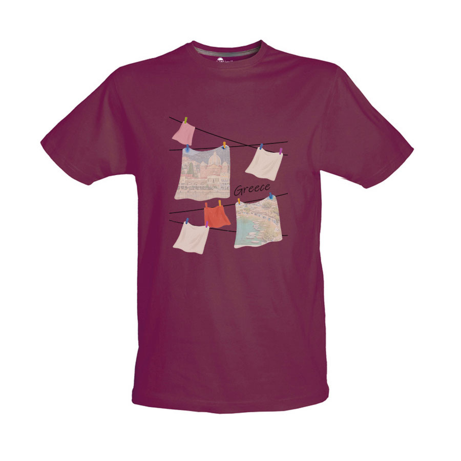 Παιδικό Tshirt Βυσσινί 14