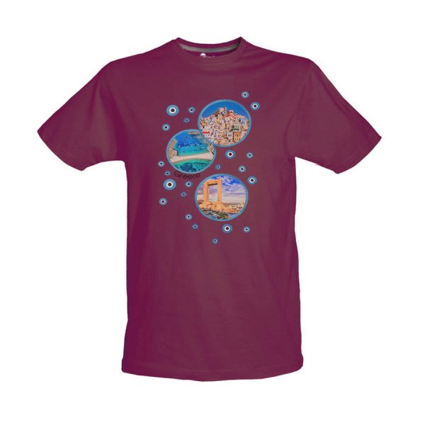 Tshirt Βυσσινί 16