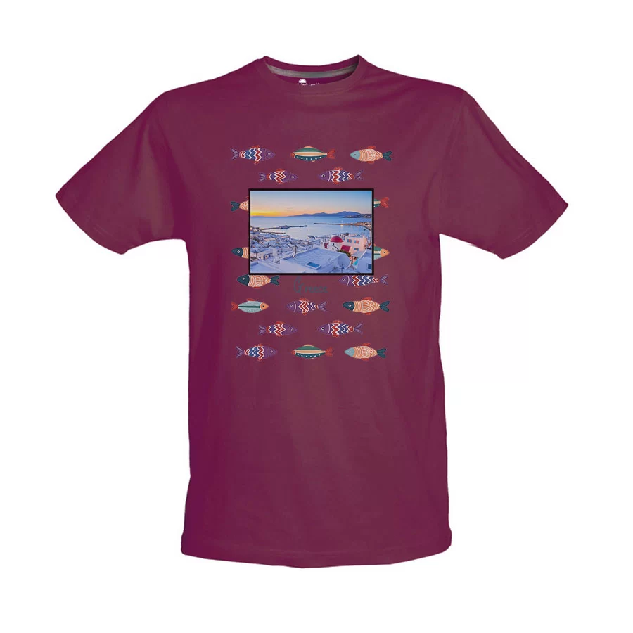 Παιδικό Tshirt Βυσσινί 17