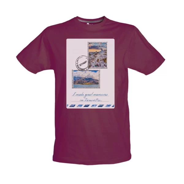 Tshirt Βυσσινί 18