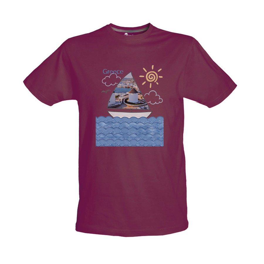 Παιδικό Tshirt Βυσσινί 27