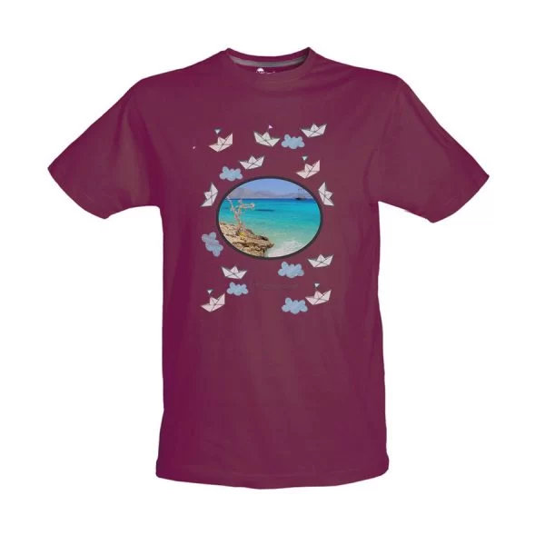 Tshirt Βυσσινί 29