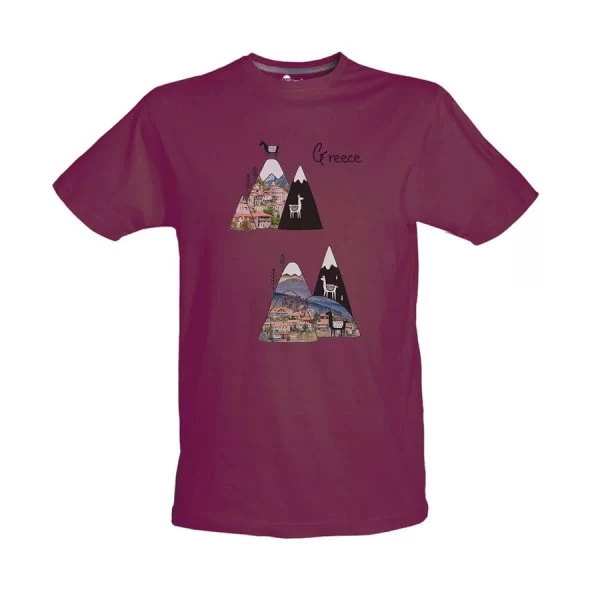 Tshirt Βυσσινί 30