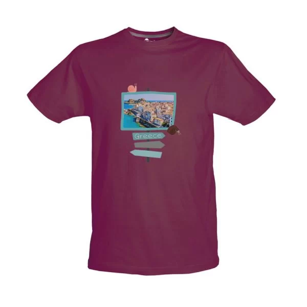 Tshirt Βυσσινί 32