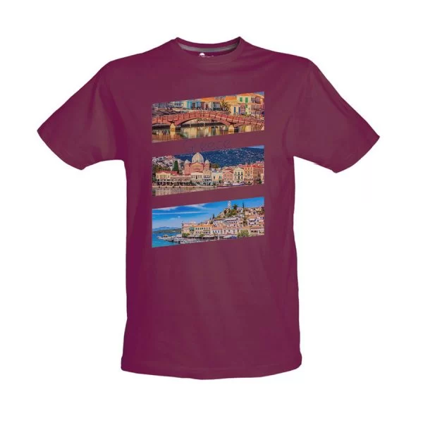 Tshirt Βυσσινί 35