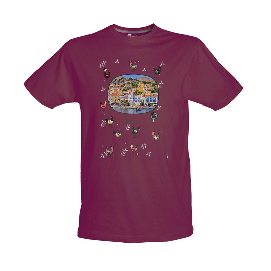 Παιδικό Tshirt Βυσσινί 40