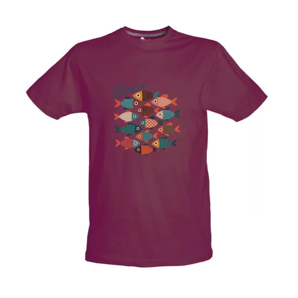 Tshirt Βυσσινί 63