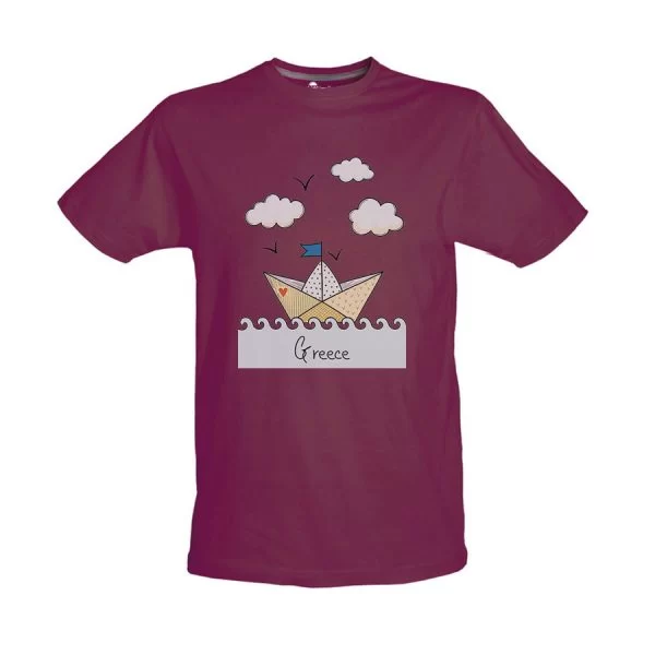Tshirt Βυσσινί 75