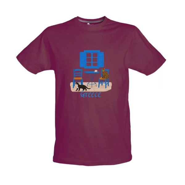 Tshirt Βυσσινί 77