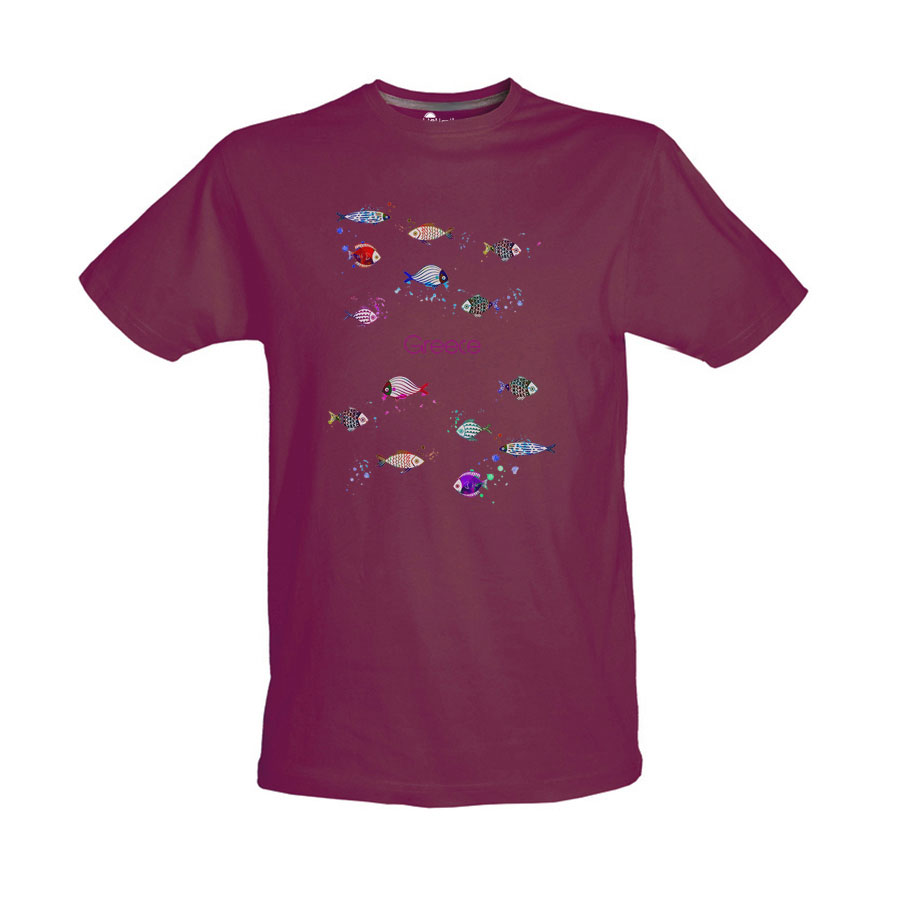 Παιδικό Tshirt Βυσσινί 81