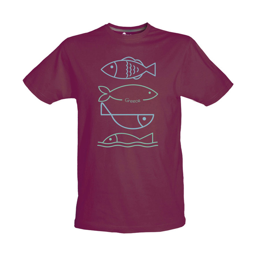 Παιδικό Tshirt Βυσσινί 83